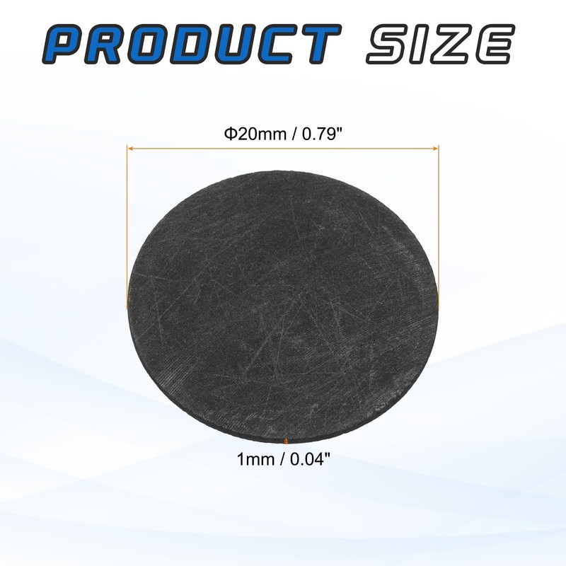 sourcing map Round Graphite Block Disk Ingot High Purity Graphite