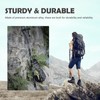 Autuveen Hiking Tactical Stick Walking Staff,Portable Walking Sticks Trekking Poles