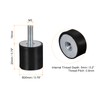 uxcell Rubber Mounts 4pcs M5 Male/Female Vibration Isolator Shock Absorber,