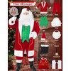 Kofero Santa Claus Costume for Men Adult Santa Suit Professional