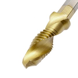 EAJORN 1PC Shank M3-M10 for Plated Hand Screw Thread Metric Tap Drill, Gold