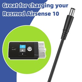 EASYLONGER DC Power Cable for Resmed Airsense 10, Aircurve 10 CPAP Machine 24V Power Supply 24V DC Power Cord DC Charge Cable for ResMed CPAP Machine Male Plug