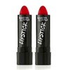 Vivid Red Lipstick - 2 Pack - Bold, Translucent, No