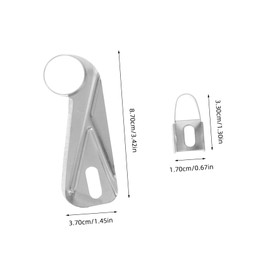 STOBAZA 1set Peeling Machine Accessories Blade French Fry Cutter for Potatoes Electric Potato Peeler Apple Accessories Electric Peeler Fruits and Vegetables Peelers Stainless Steel 3pcs