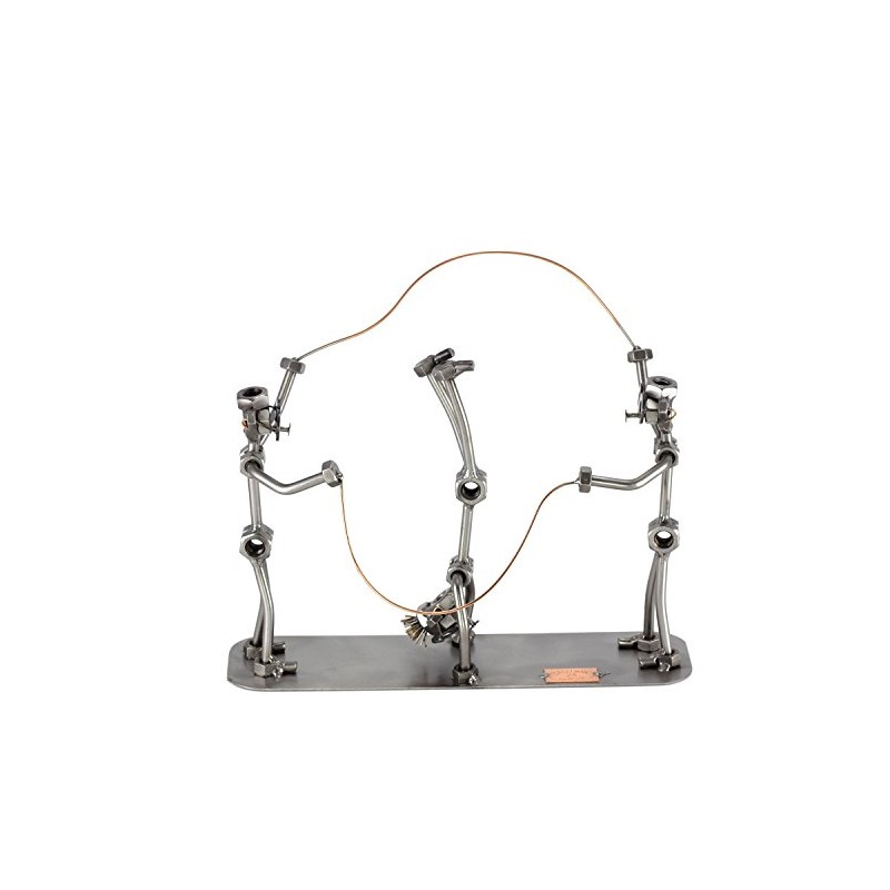 Steelman24 I Nuts and bolts sculpture Skipping Rope 3 People