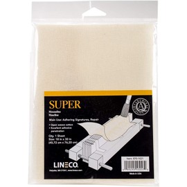 Lineco Bookbinding Super Cloth, Book Binding, Making and Repairing Spines for Sketchbooks and Scrapbook, 18x30 Inch. Neutral Color.