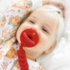 Ryan & Rose Cutie PAT Pacifier Teether (Stage 1, Red)