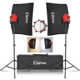 Kshioe Professional Photo Video Studio 500W Stepless dimming lights
