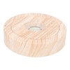 Wood Light Display Base 360 Degree Rotation Beech Grain Colorful