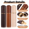 3 Pack Pocket Toothpick Holder Wood Portable Toothpick Case Waterproof