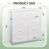 WLIVE 9-Drawer Dresser, Fabric Storage Tower for Bedroom, Hallway, Closet,