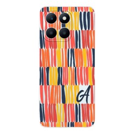 Funda Para Honor Para Mujer Rayas Pintura Con Tu Inicial