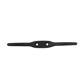 6" Black Light Duty Cast Aluminum Flagpole Cleat for Inground Outdoor Sectional Flagpoles, Made in USA