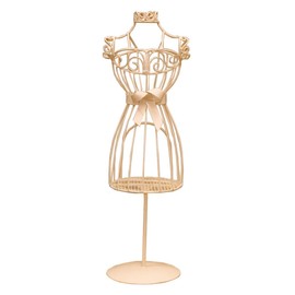 Akizuki Boeki SA881875 Jewelry Storage Cream W 5.1 x D 4.5 x H 15.7 inches (13 x 11.5 x 40 cm) French Iron Petit Torso