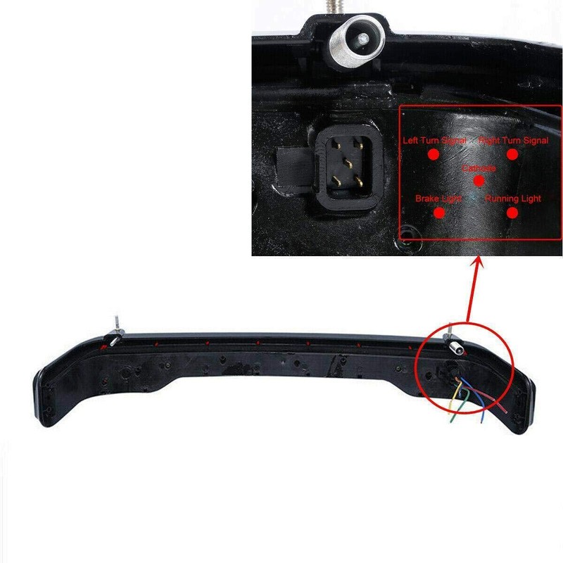 TCMT King Tour Trunk Brake Turn Tail Light Wrap Fits