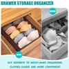 Cawek Bra Storage Drawers Organizer for Clothing Underwear Drawer Organizer