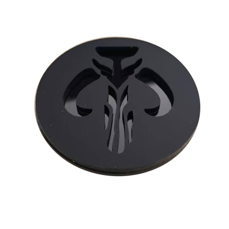 Custom Emblem Badge Mandalorian Accessories, Universal Fit for Jeep Chevy