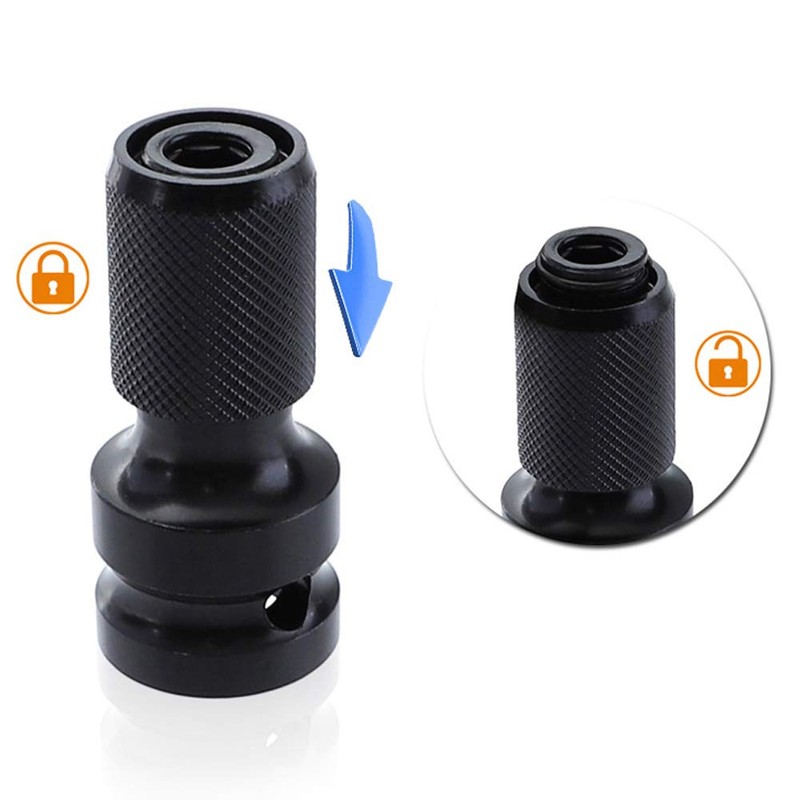 Bestgle Socket Adapter,Hex Shaft Adapter for Impact Wrench,Hex Socket Adapter,2