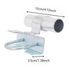 6.3" Sliding Gate Kit Rolling Gate Hardware Kit,2 Pipe Track