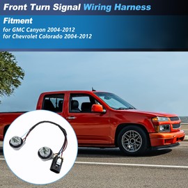 INFINAUTO Turn Signal Wiring Harness for GMC Canyon 2004-2012 Front Turn Signal Harness for Chevy Colorado 2004-2012 Replaces 16530324/19121867/19329485