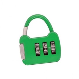 Mini Dial Locker Combination Lock, Green Student 5ea