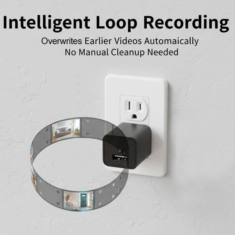 InCliick 4K Camera Plug USB Charger Cam Pictures Taking Cam