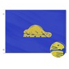 VICDRIA Oregon State Flag, 4x6 Ft, Deluxe Full Embroidered Heavy