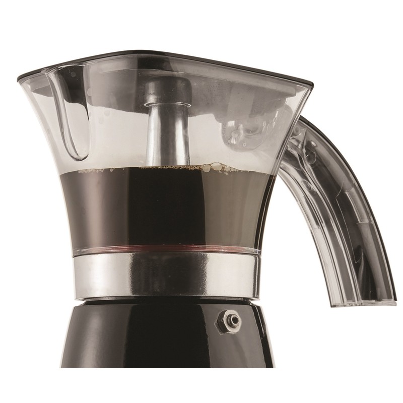 Brentwood TS-118BK Electric Moka Pot Espresso Machine,6-Cup,Black