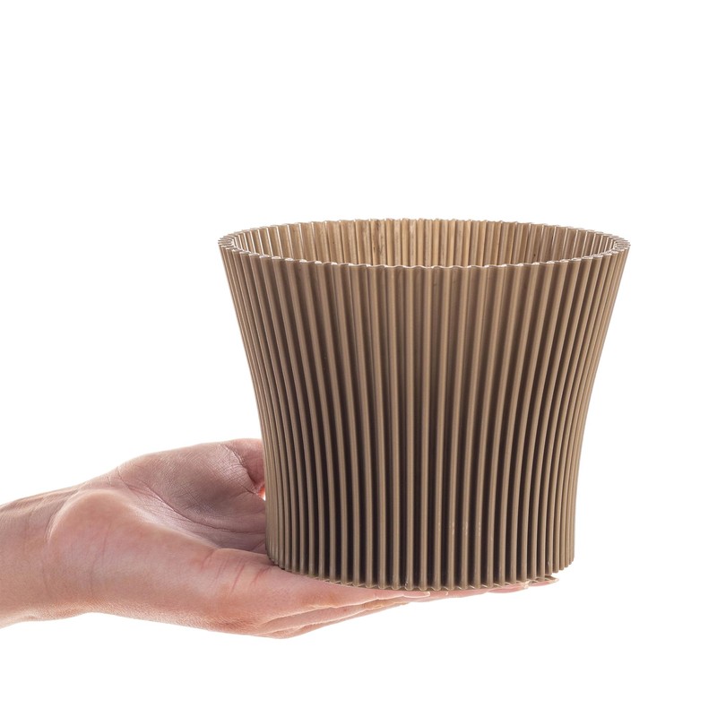 KADAX Small Plastic Flower Pot, Succulent and Herb Planter, Modern