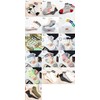 Health Knit HKAD22-SET02 191-3621 Men's, Unisex, Slab H-Mark Socks, Stretchable,