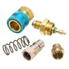Wobekuy and Low Side Extension Adapter R134A Freon Quick Coupling