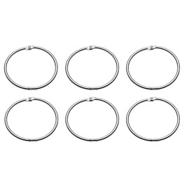Binding Ring Hinged/Book Binder Ring, 2 Inch Diameter X6 In A Pack