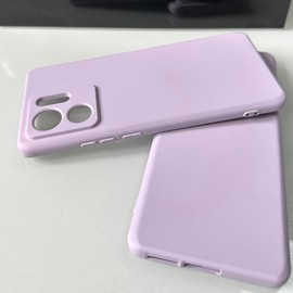 QWYJ for Moto Edge 40 Funda Protectora de TPU Suave Ultrafina Matte Minimalista para Moto Edge 40 Case Liso (Morado)