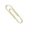 ACCO Brands Paper Clips, Regluar, # 2 Size, Smooth, Gold,