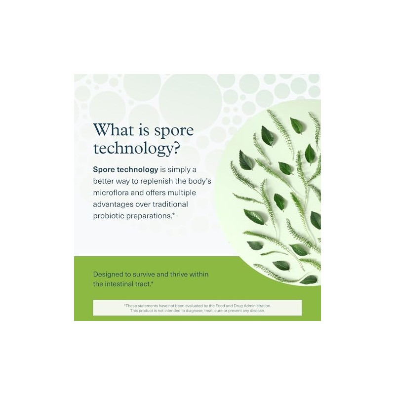 Youtheory Spore Probiotic Advanced, Black, 60 Count