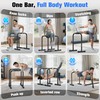 Sportsroyals Adjustable Dip Bar Station, Heavy Duty Parallette & Parallel