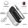 Yomelo 9-Speed Digital Hand Mixer Electric, 400W Powerful DC Motor