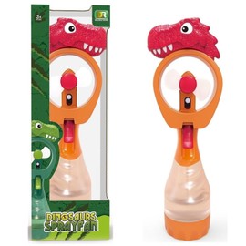 MITAOSLIM Dinosaur Characters Portable Handheld Water Misting Fan Battery Powered Water Cooling sprayer For Travel,Picnic & Camping (Dinosaur Orange)