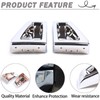 Lcojicep Car Replacement Trim Front Bumper Side Cover Trim Kit