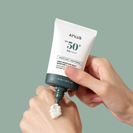 [2+1] Anua Houttuynia Cordata Silky Moisture Sun Cream SPF50+ PA++++ 50ml, 3 pcs / [2+1] 아누아 어성초 실키 모이스처 선크림 SPF50+ PA++++ 50ml, 3개