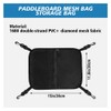 Paddleboard Deck Bag,Stand up Paddle Board Pouch,Mesh Storage Bag SUP