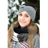 styleBREAKER 04026047 Women's Fine Knit Headband with Twist Knot, Warm
