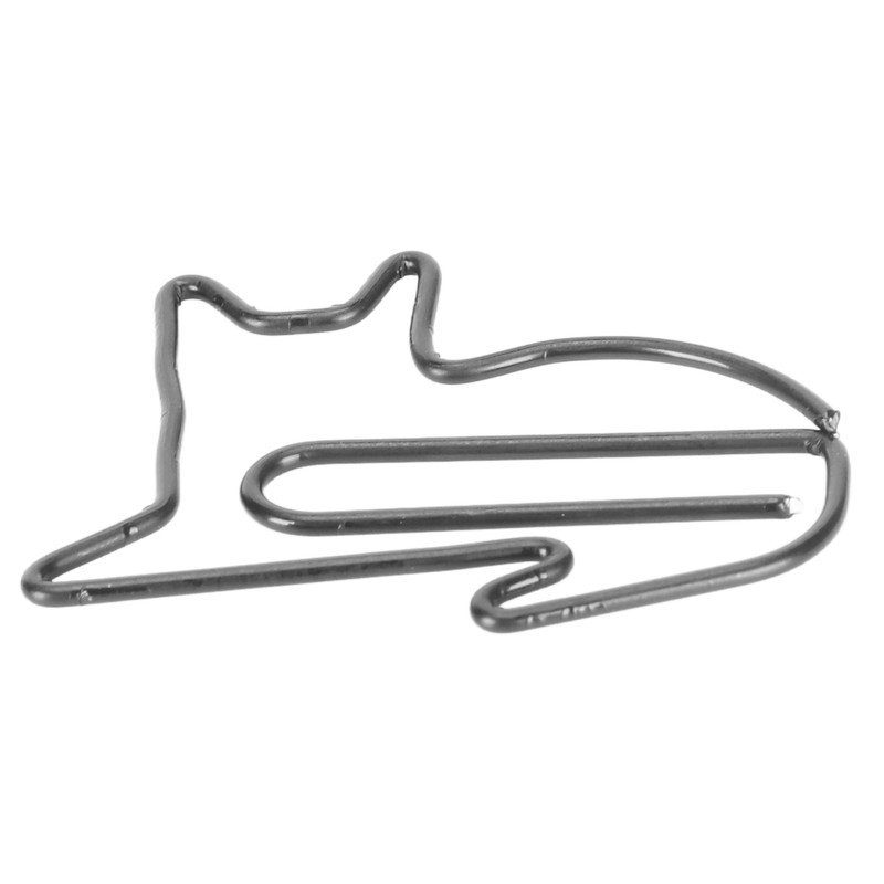 100 Pcs Cute Paper Clips Animal Shaped Fun Bookmark Document