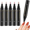 6 Piezas Esmalte De Uñas Secado Rapido Rotuladores Sin LámparaDurabilidad