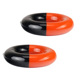 Gatuida 2 Pcs Weighted Swing Ring for Golf Tool Durable and Design for Warm Up Practice Fits Any Improves Swing Technique