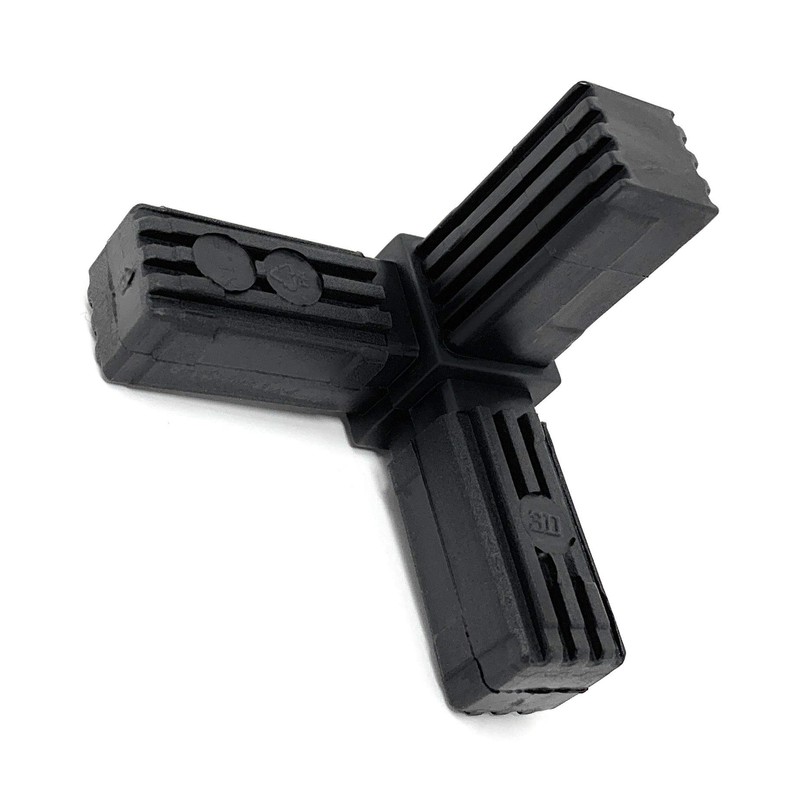 Design61 5x Connector for Square Pipes with Outlet Pipe Connector