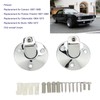 Car Sun Visor Support Brackets with Screw Bushing Chrome Plating