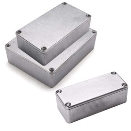 Supertool IP54 Aluminium Electronics Project Box Case Enclosure Outdoor/External Enclosure Power Junction Box Complete with Connector