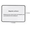 Mini Magnetic Whiteboard, 21 X 30 cm Small Whiteboard, A4