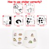 Funny Cat Stickers Set, 100 Pcs Cute Cat Decals Waterproof
